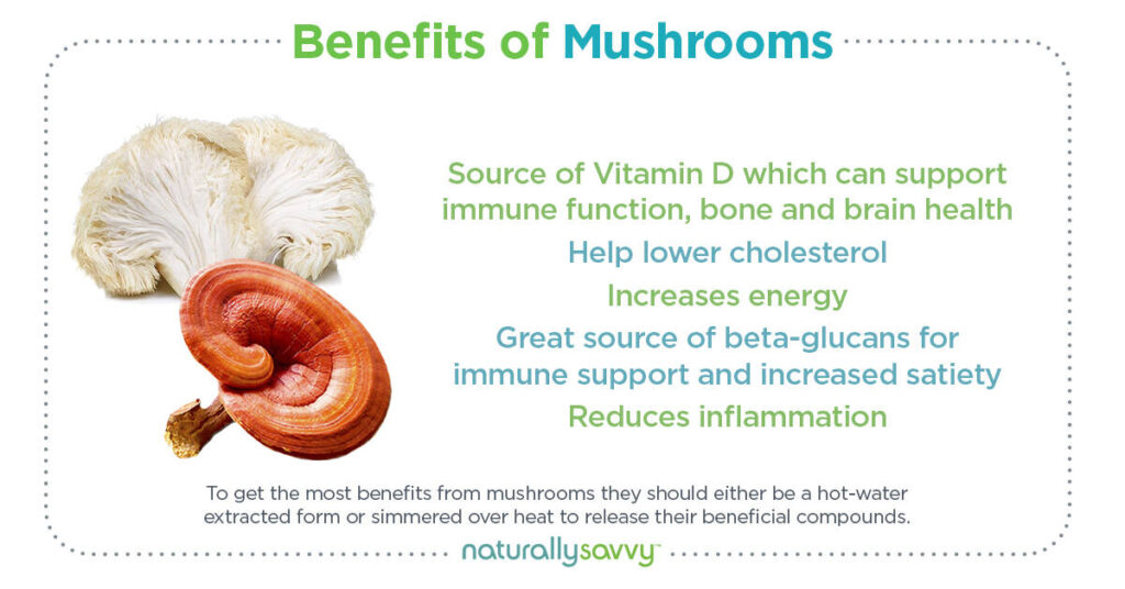 benefits of mushrooms